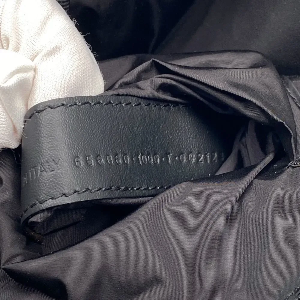Balenciaga Black Nylon Mini Backpack Bag